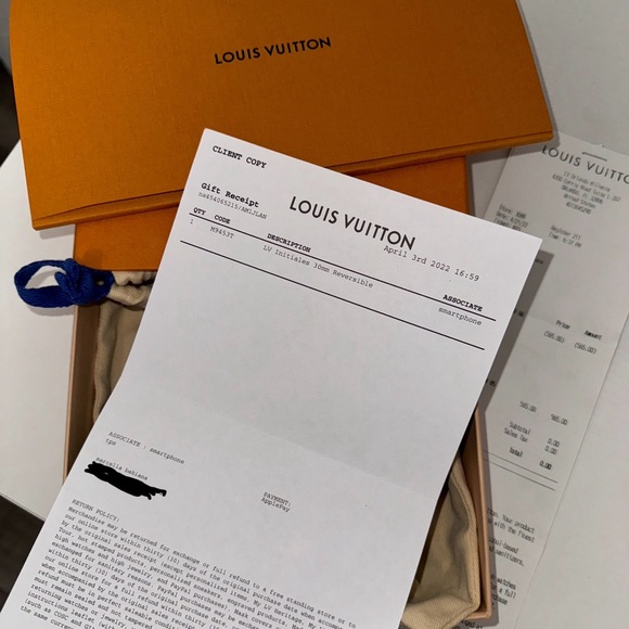 Louis Vuitton reversible belt 30mm - Picture 5 of 8